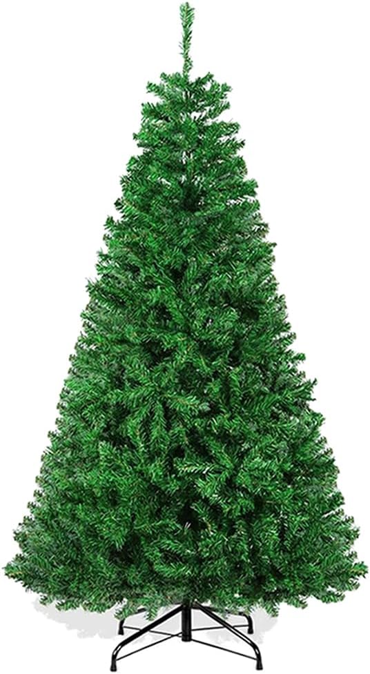 Árvore Natal Verde Premium 2,10m, 1150 Galhos Cheios, Base Metálica