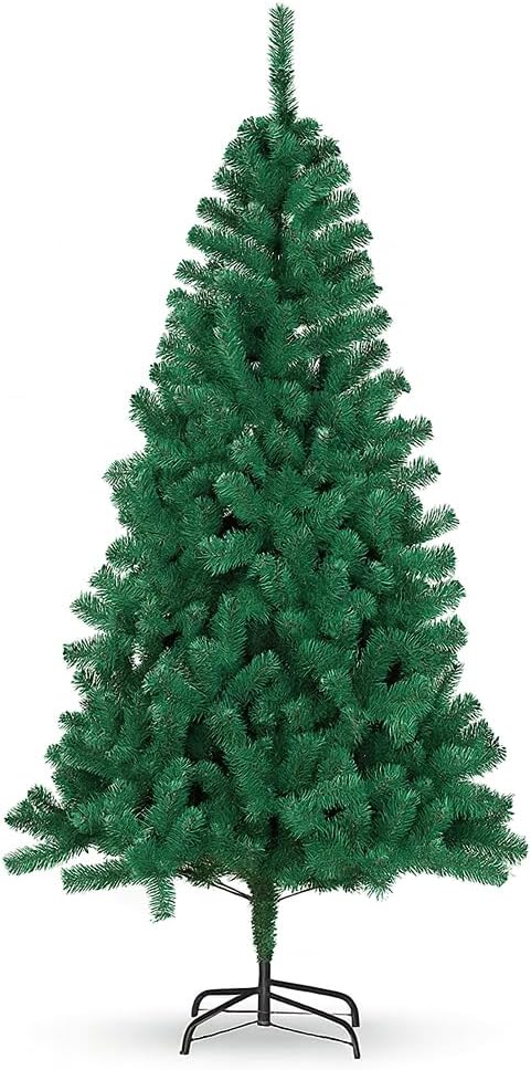 Árvore de Natal Pinheiro Luxo 1,80m Realista, 850 Galhos Cheios, Base Reforçada